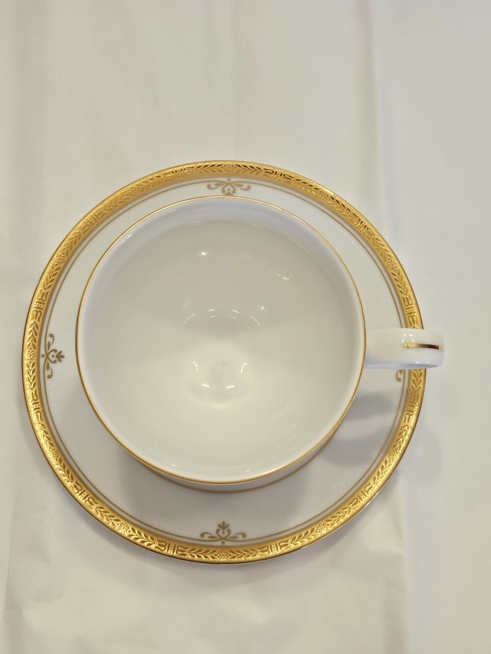 "Buckingham Gold" Cup & Saucer by Noritake.